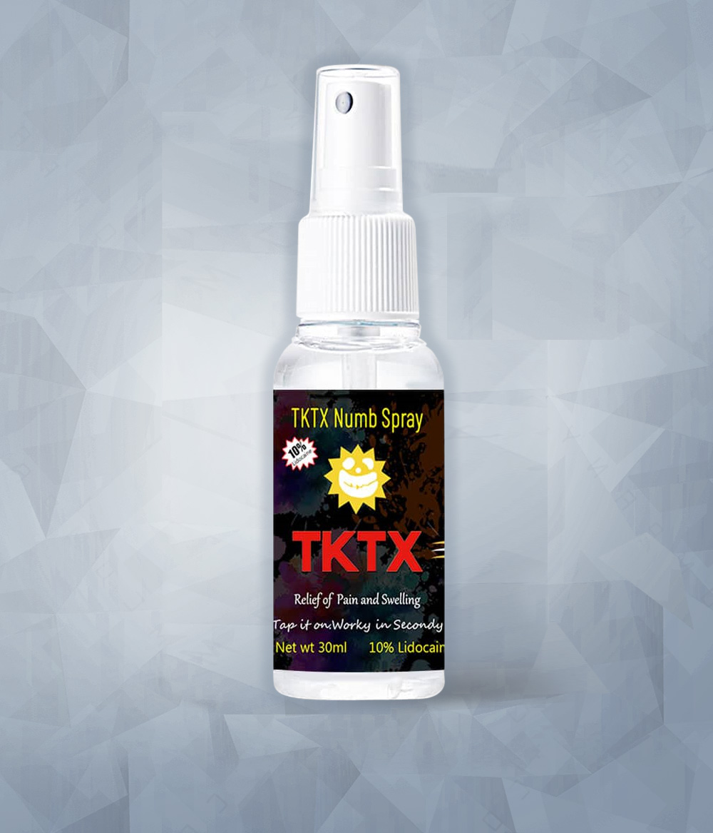 TKTX Numbing Spray 10% Lidocaine, 30mL